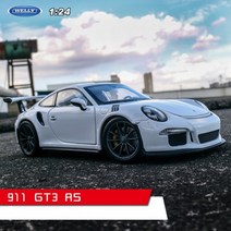 포르쉐 다이캐스트 1:24 911 GT3 RS 자동차 합금 프라모델 다이캐스팅