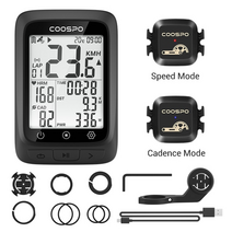 자전거속도계 트림원속도계 즈위프트센서 coospo bc107 2.4inch bike gps computer mtb road cycle smart ant+, 패키지 g
