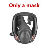 방독마스크 방독면마스크 화재방독면 7 in 1 6800 산업용 페인팅 스프레이 호흡기 가스 마스크 2 in 1 정장 안전 작업 필터 먼지 전체 얼굴 마스크 교체 3m, 마스크