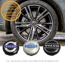 볼보 휠캡 휠커버 타이어 공기주입구마개 밸브캡, A02.휠캡-실버