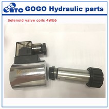 유압밸브 MFZ8-50YC 유압 솔레노이드 밸브 4WE6 코일 높이 50.5mm 내부 구멍 23.2mm DC12V DC24V AC110V AC220V, [02] Coils and Stem, [04] 24V