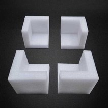 PE 모서리 보호대 포장재 이사 코너 스티로폼 스펀지, 100x100x100-15 300개