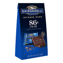 GHIRARDELLI 기라델리 인텐스 다크 카카오 86% 스퀘어백 151g 1개, 기라델리 다크 카카오 86% 스퀘어백 151g, 1개