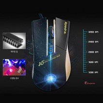 게이밍 마우스 롤마우스 유선 게임용 PC방 광마우스, IMICE마우스V5화이트, 상세페이지 참조5