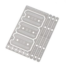 AJ0037 건담 모델 컷 플레이트 분리 95x68mm 용 미니 금속 에칭 톱, 01 A
