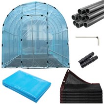 베네피플 아치형 조립식 비닐하우스 온실 창고, 소형 폭 2m x 길이 2m x 높이 2m, 1개