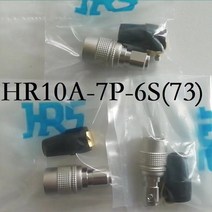 Hirose Aviation 6pin Plug HR10A-7P-6S(73), 한개옵션0