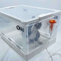 고양이 폐렴 강아지 산소방 산소발생기 반려묘 애견, 대형: 25파운드 이내의 애완동물에게 적합