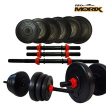 프로모릭스 블랙마초 덤벨 세트, 32kg, 1세트
