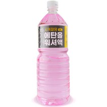 타이거 에탄올워셔액 사계절용, 1.8L, 1개