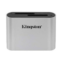 일본직발송 3. 킹스톤 테크놀로지 WORKFLOW SD 카드 리더 USB 3.2 GEN1 UHS-II 대응 듀얼 슬롯 탑재 WFS-S, ONE SIZE_SD 카드 리더, 상세 설명 참조0