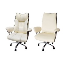 03 대우유통 중역의자 사무실의자 컴퓨터의자 메쉬의자커버 자체제작, 등커버, 인조가죽그린