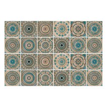 10pcs datura backsplash 타일 스티커 껍질 스틱 바닥 계단 데칼 방수 이동식 벽 벽화 욕실, 15cm