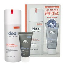 아이디얼 포 맨 선디펜스 올인원 기획(120ml+50ml), 1개