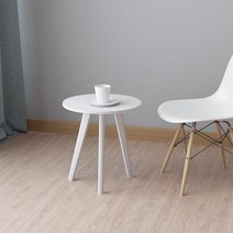 홀테이블 모듈 보조 김세정 티 테이블 원목 커피 화이트 소형 원형 베이직 아메리칸 커피, 소형 넘버-화이트