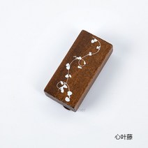 낙관도장 인감도장 만년도장 직인도장 수제도장 빈티지 꽃병 전구 화분 스탬프 DIY 나무 고무 스크랩북 문, 03 C