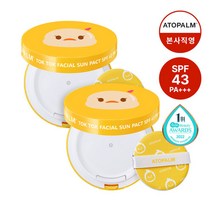 아토팜 [아토팜][1+1] 톡톡 페이셜 선팩트 본품 15g (SPF43 PA+++), 단품없음