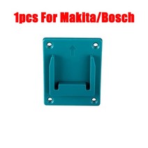 1pc 기계 홀더 Makita/Bosch/Dewalt/Milwaukee 18V 배터리 용 보관함 정리함 벽 장착 공구 브래킷 고정 장치, [02] For Makita Bosch