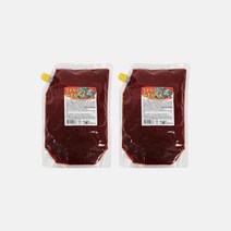 얼큰한 해물탕양념 식자재마트 식자재유통 업소용소스 뉴그린 2kg X 2개, 1개