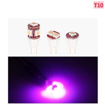 T10 번데기 LED 전구 실내등 LED램프 핑크 컬러 1발 2발 5발 5050 3칩 실내 장식 인테리어 무드등 트럭 화물차 제네시스 아이오닉 12V 24V / 국산, 24V T10 / 2발 5499