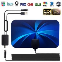 제이즈 Hengshanlao 블루 안테나 tv 디지털 실내 500 마일 앰프 DVB-T2 ISDB-T 위성 HDTV iptv TV 수신기, 03 은