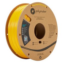 Polymaker 3D 프린터 PolyLite PETG 필라멘트 Yellow 1kg, 3D 프린터 PETG 필라멘트 Yellow 1kg