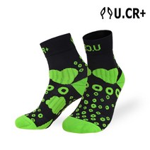 UCR+ 컴프레션삭스 트로스 BK그린 압박양말 자전거 스포츠, L