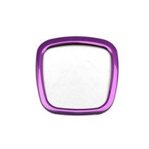 아우디 A3 8P S3 A4 B6 B7 B8 A5 A6 C6 Q7 Q5 Q3 크롬 스티어링 휠 트림 커버 스티커 교체 자동차 액세서리, 04 보라색