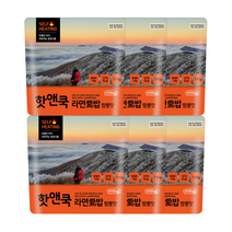 이지밥 핫앤쿡 라면애밥 짬뽕맛, 110g, 6개