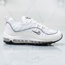 나이키 에어맥스 98 화이트 실버 우먼스 AH6799-103