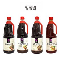 쿨샵 청정원 고기 양념 불고기 양념 2kg 고기 레시, 돼지갈비양념2kg, 돼지갈비양념2kg