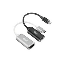 레알 USB C to HDMI 4K 컨버터 블랙 삼성 덱스 맥북 노트북듀얼모니터 RL001, 실버(60Hz)