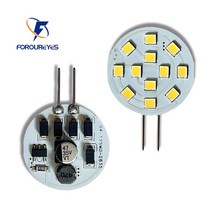 배기후드 교체 수리 AC12V 라운드 스포트 라이트 G4 LED 전구 2.2W SMD2835 깜박임 없음 통 보트 범위 후드, 01 Cold White