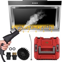 업소용 스팀 청소기 2000W 휴대용 스팀 청소기 고온 가압 증기선 주방 욕실 자동차 세탁기, 02 2000W_01 미국, 02 2000W_01 미국