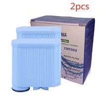 2-pack Spring Source CMF009 coffee machine water filter replacement for Philips Saeco AquaClean CA69, 한개옵션0