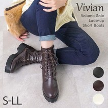 Vivian 부츠 여성용 쇼트 레이스 업