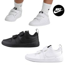 나이키 키즈 피코5 운동화 올화이트 아동 주니어 트리플화이트 아동화 벨크로 찍찍이 신발 AR4161-100