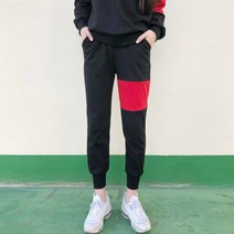 [국내제작] 밴딩 트레이닝 데일리 포인트 조거 팬츠