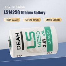 CNC 공작 기계용 리튬 배터리 수량계 실시간 시계 터치 스크린 LS14250 R6 L14250 ER14250 14250 TL-5902 3.6V