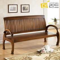 미라클 마호가니원목 엔틱 벤치의자, 단품