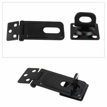 걸쇠 미닫이문 출입문 잠금 장치 흑색 블랙 걸고리 부속