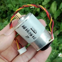 민코타1PCS RS-385 모터 DC 12V 24V 5300RPM-10800RPM 고속 14T 기어 속도 인코더 디스크 프린터, 한개옵션0