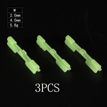 10/50 개/몫 2.2-4.5 미리메터 빛 밤 낚시 플로트 막대 조명 다크 글로우 스틱 액세서리 형광 Lightstick P, 22 3PCS_05 4mm