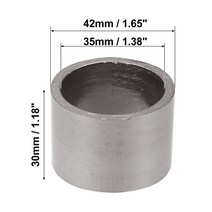 소음기 머플러 마후라 Motoforti-11 사이즈 오토바이 배기 파이프 가스켓 35mm ID 42mm OD 흑연 씰 링 커넥터, 06 35x42x30mm
