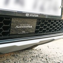 AL 헤어라인 FCA 포인트 플레이트-싼타페TM, 올댓 실버 플레이트