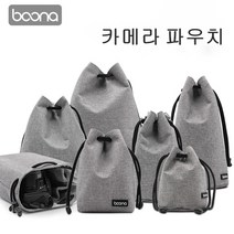 boona 소니 후지 캐논 니콘 필름 파우치 미러리스 카메라 dslr 가방 백, M - 블랙, 카메라 파우치[베이직]