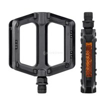 휴대용 MTB 자전거 페달 플라스틱 로드 바이크 DU 베어링 사이클링 산악 부품 1 쌍, 한개옵션0