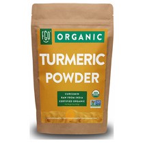 FGO 인도 유기농 강황 가루 커큐민 터메릭 파우더 453g Organic Turmeric Powder, 1개