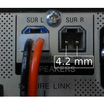 4.2mm 케이블 - 소니 삼성 홈 시어터 블루레이 리시버 스피커와 호환