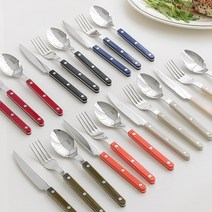 SABRE 사브르 비스트로 커트러리 7color, 디너포크, 다크그린